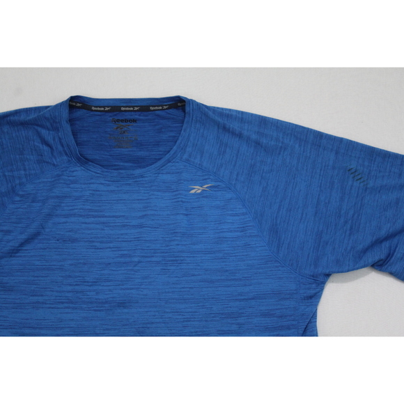 Reebok Men Blue Tee Shirt Active Running Casual Size 2XL - Picture 3 of 8
